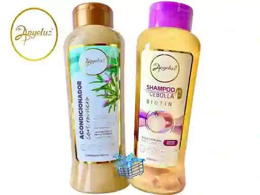  Acondicionador De Romero + Shampoo De Cebolla ANYELUZ 