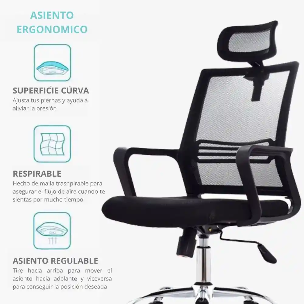 Silla De Oficina Presidente Kuren