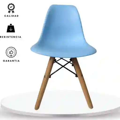 Silla Infantil Eames Color Azul