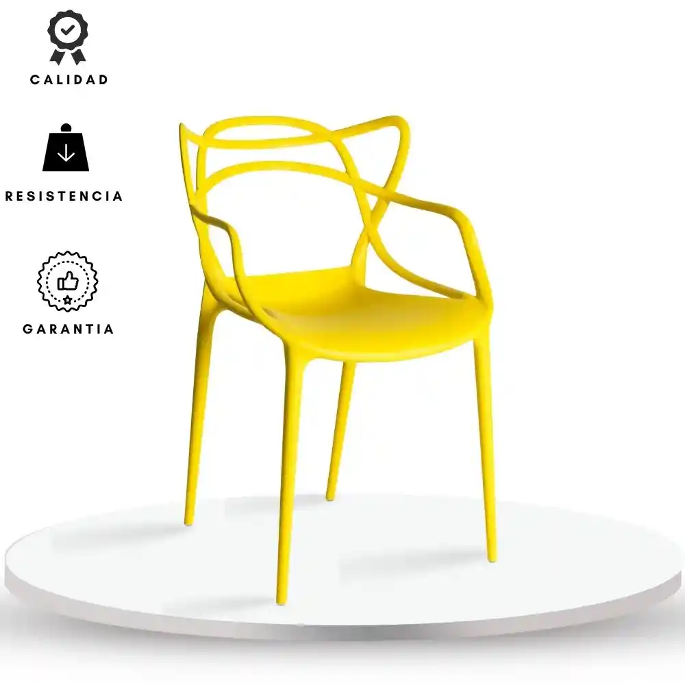 Silla Curva Streem Amarillo