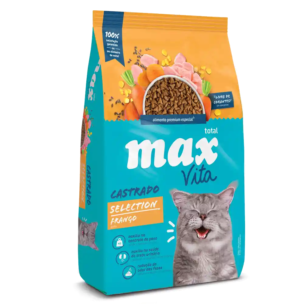 Max Vita Alimento Para Gato Castrado Selection Pollo