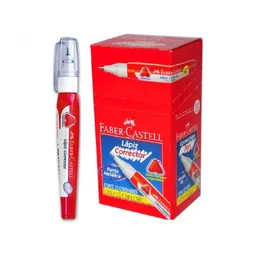 Caja Corrector Faber Castell En Lapiz X12 Unidades