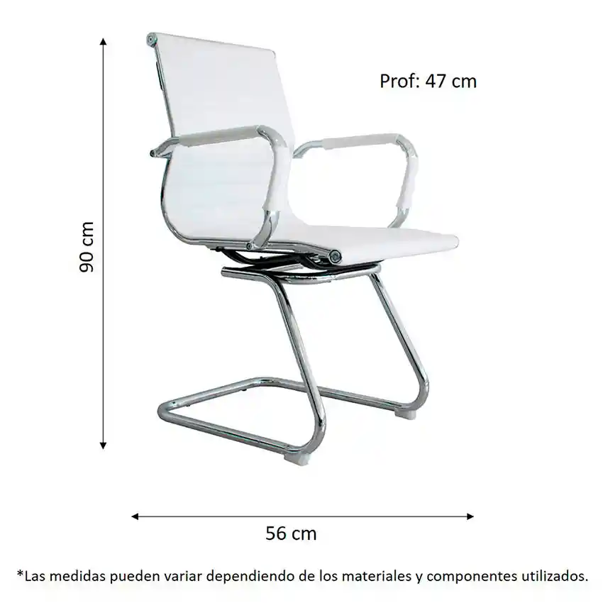 Silla Presidente Interlocutora Blanca