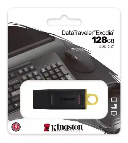 Memoria Usb Kingston Datatraveler Exodia 128gb Usb 3.2 Original