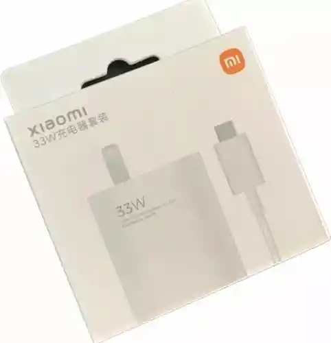 Cargador Xiaomi 33w Tipo C Con Cable Carga Rápida Redmi