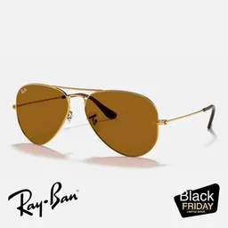 Ray-ban 3025 001/33 Marco Dorado Lente Marron Talle M 58mm Ray Ban Rayban Gafas De Sol