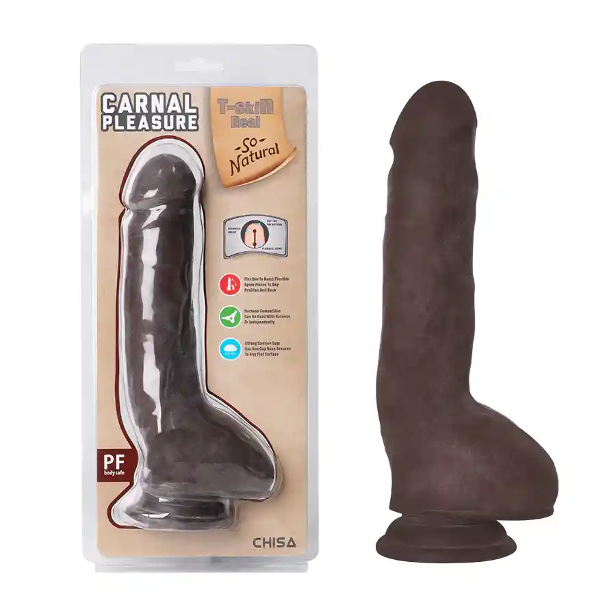 Dildo Carnal Pleasure Brown