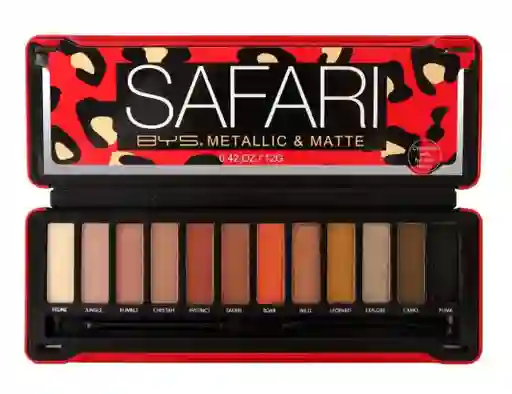  BYS Paleta De Sombras Safari 