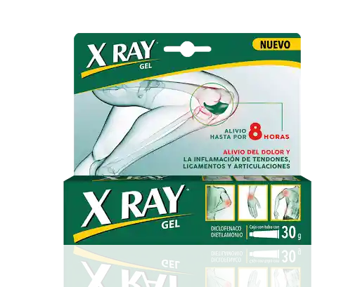 X-ray Gel | Diclofenaco + Dietilamonio | 30 Gr | Gel | Topico | Genomma Lab