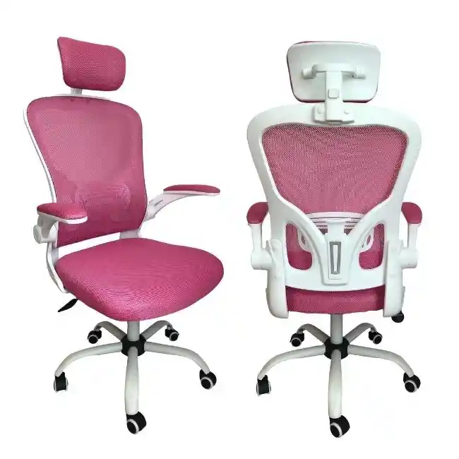 Silla De Oficina Maxi Presidente Rosado