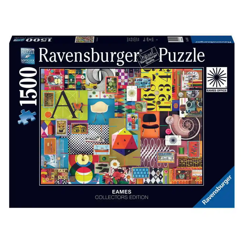 Rompecabezas 1500 Piezas House Of Cards, Eames - Ravensburger (16951)