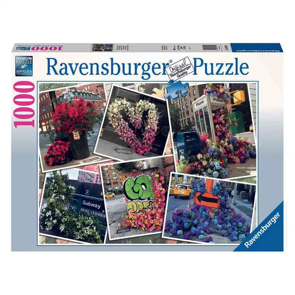 Rompecabezas 1000 Piezas Flores De Newyork City - Ravensburger (16819)