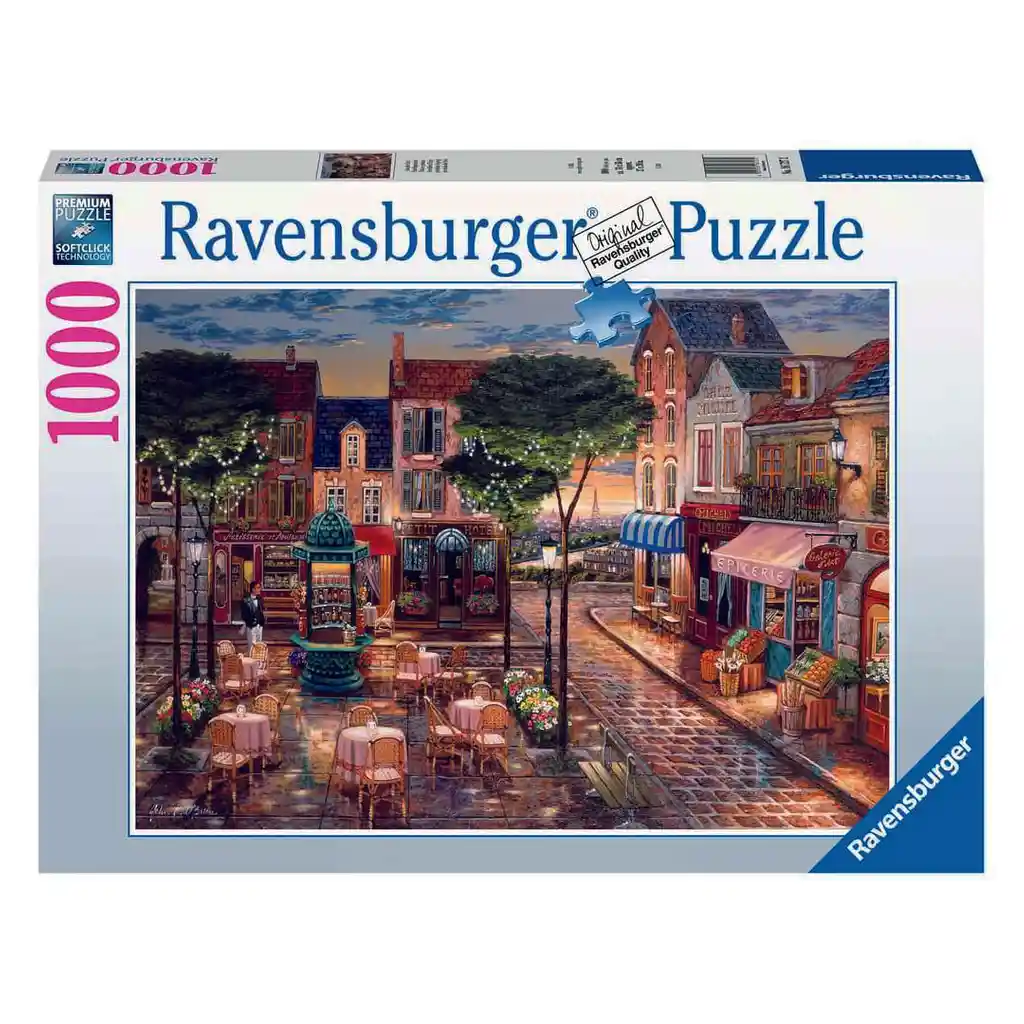 Rompecabezas 1000 Piezas Lienzo De Paris - Ravensburger (16727)