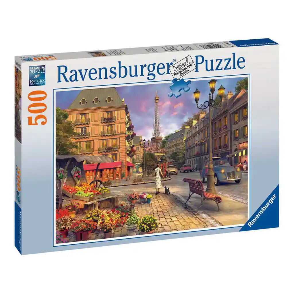 Rompecabezas 500 Piezas Paseo Por Paris - Ravensburger (14683)