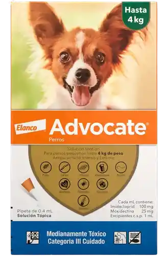 Advocate Perros Hasta 4 Kg