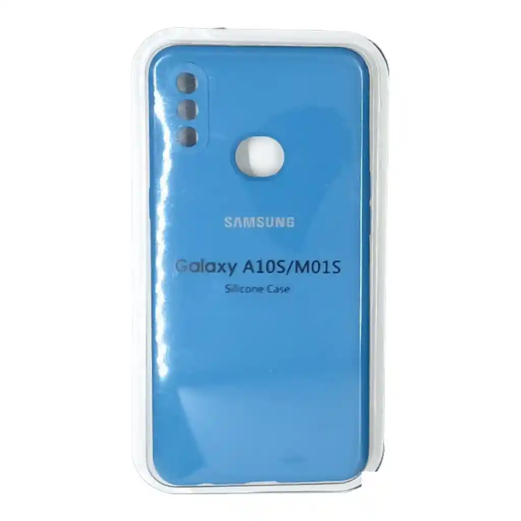 Forro Silicone Case Samsung A10s / M01s Azul Acero