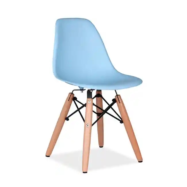 Ekonomodo Mesa Eames Infantil Con Silla Azul Kids