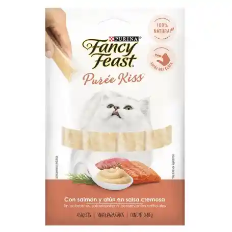 Fancy Feast Purée Kiss Salmón Y Atún