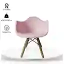 Silla Infantil Eames Brazo Color Rosado