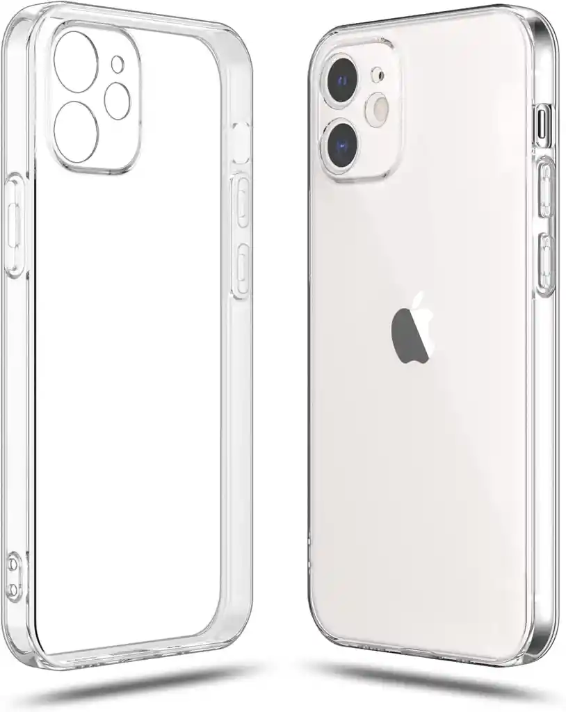 Estuche Para Iphone 12 Con Proteccion Camara Transparente