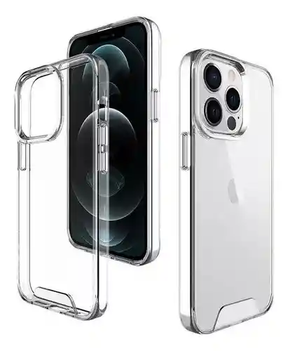  Estuche Para  iPhone  14 Pro Max Con Proteccion Camara Transparente 