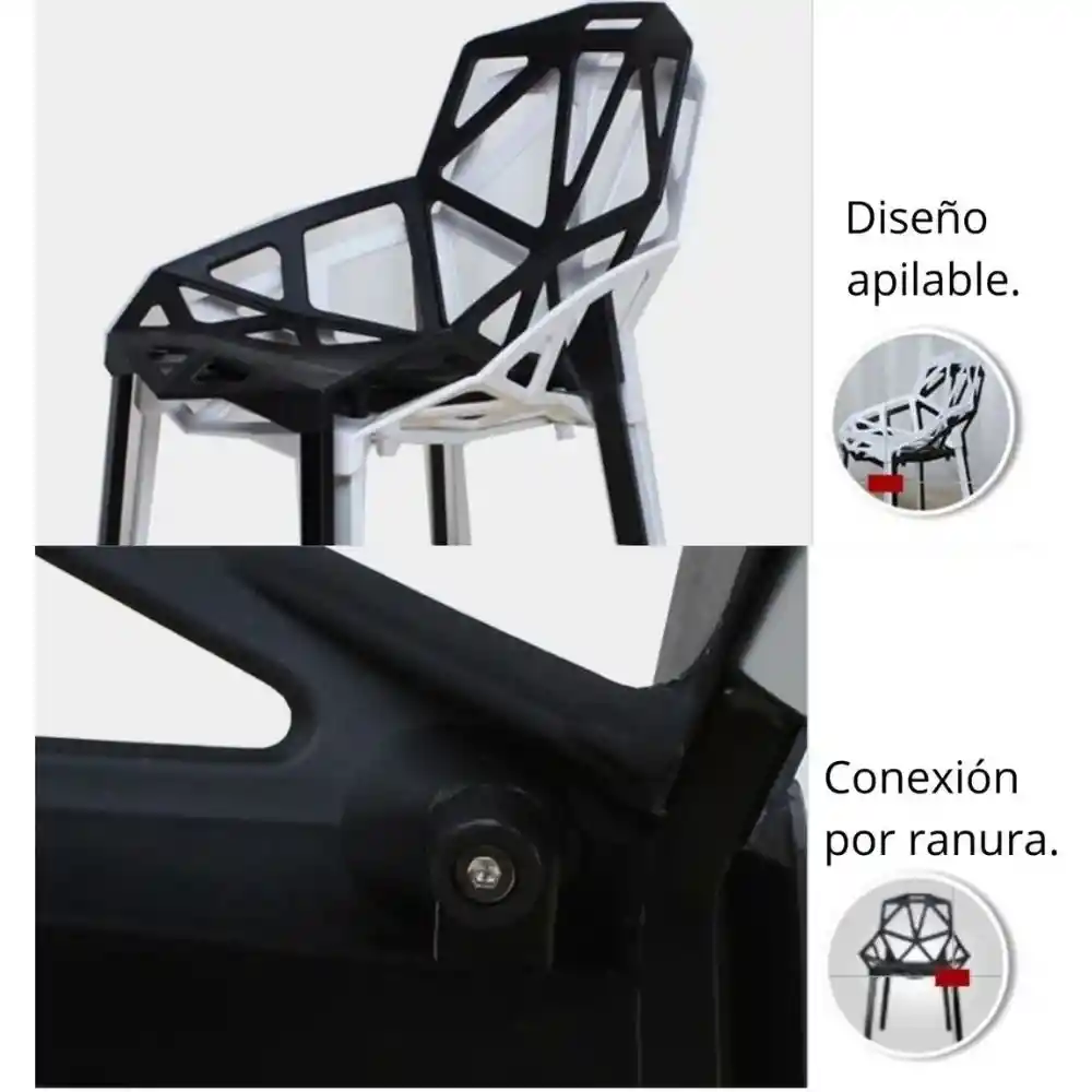 Silla Triangulos Azul