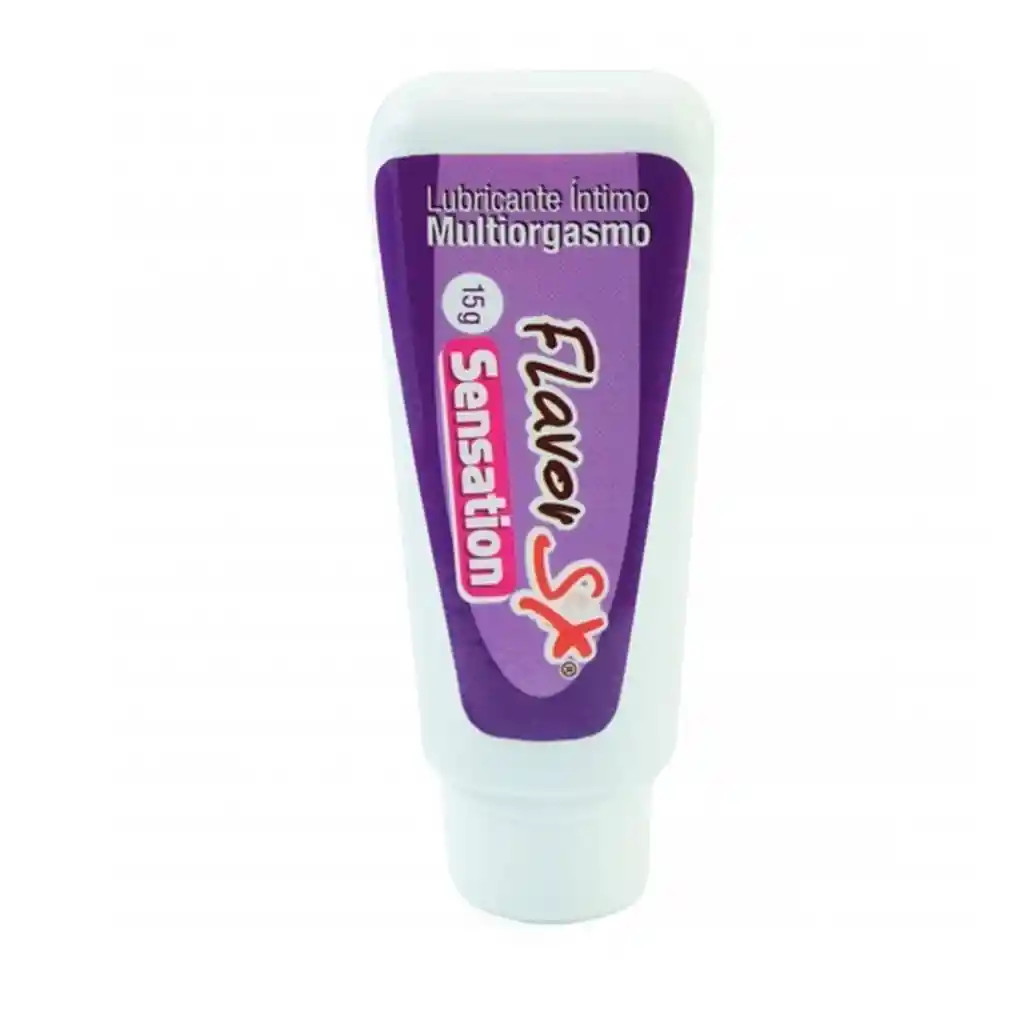 Lubricante Caliente Multiorgasmo Uva 15g Flavor Sex