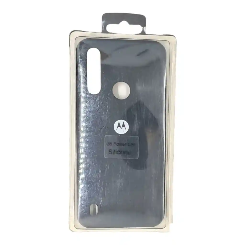 Forro Silicone Case Motorola G8 Power Lite Negro