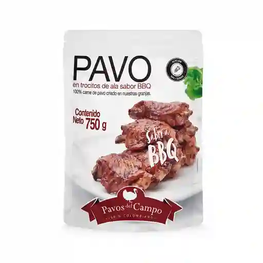 Trocitos Ala Pavo Bbq 750 Gr Pavos Del Campo