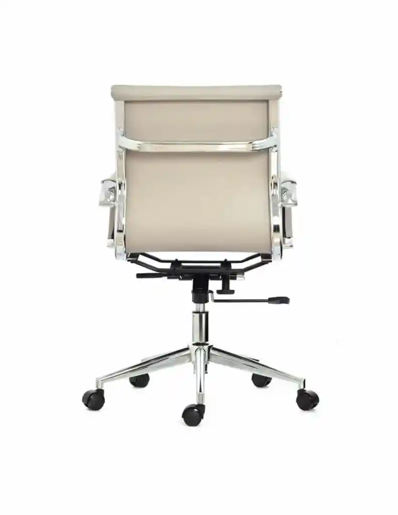 Silla Presidente Espalda Media Taupe