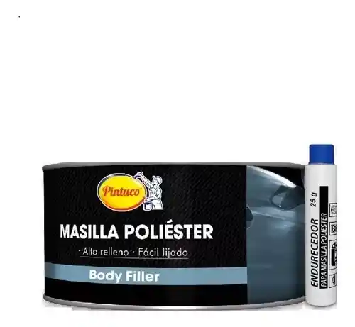 Masilla Poliester 1/4 (hueso Duro) Pintuco