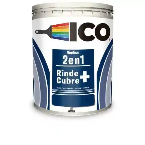Pintura Vinilo Blanco 1/4 Galon (tipo 1) Vinilico Ico