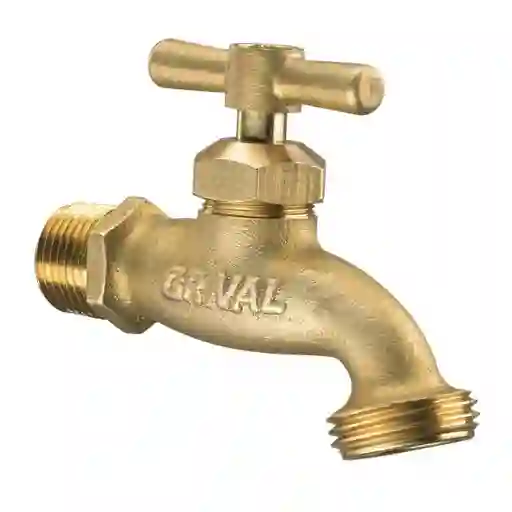 Llave Jardin 1/2" Bronce Grival