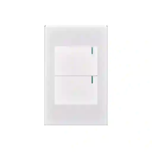 Interruptor Doble Conmutable Premium White (eti35) Mercury