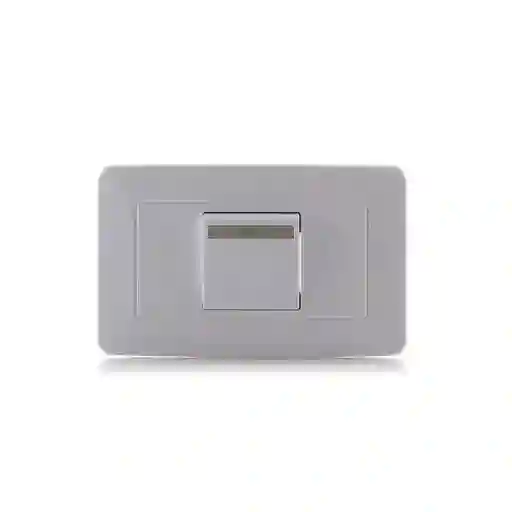 Interruptor Sencillo Blanco Conmutable