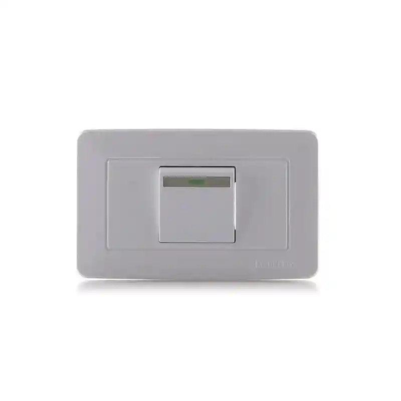 Interruptor Sencillo Blanco Conmutable