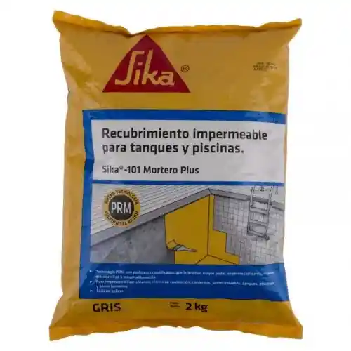 Sika 101 Mortero Plus Gris X 2kg