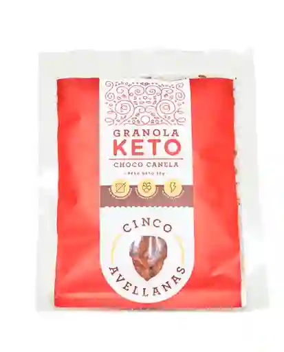 Granola Keto Choco Canela Cinco Avellanas 30 Gr