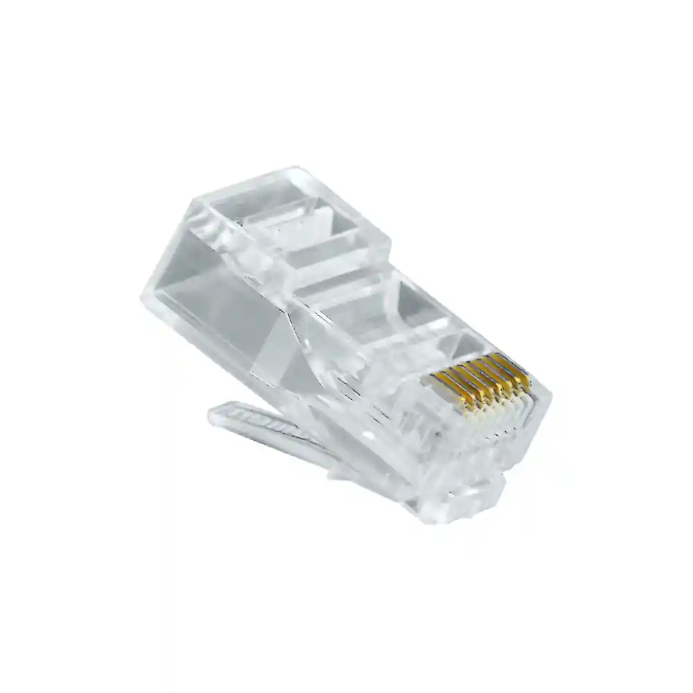 Conector De Red Terminal Rj45 Cat 5e / Bolsa X 100 Unidades