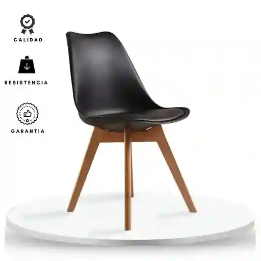 Ekonomodo Silla Tapizada Milano Negro