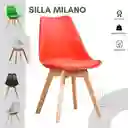 Ekonomodo Silla Tapizada Milano Rojo