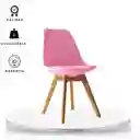 Silla Milano Tapizada Rosado