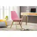 Silla Milano Tapizada Rosado