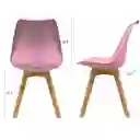 Silla Milano Tapizada Rosado