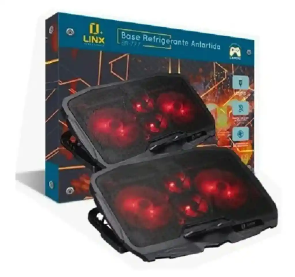 Base Refrigerante Gamer 4 Ventiladores Ecualizabe