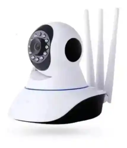 Cámara Seguridad Ip Wifi Robótica Visión Nocturna 3 Antenas Wifi