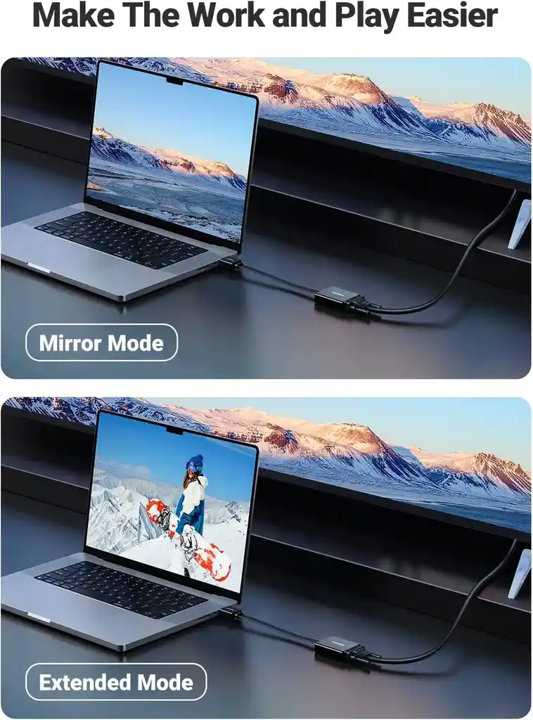 Adaptador Hdmi A Vga Activo Con Audio Ugreen