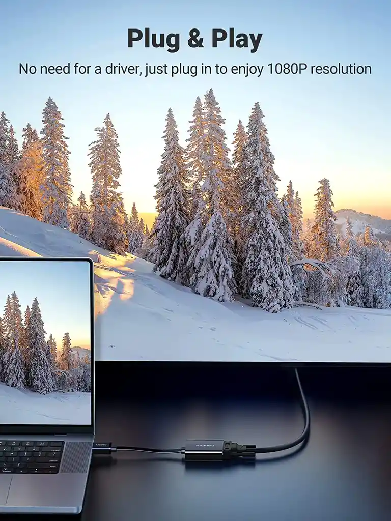 Adaptador Hdmi A Vga Activo Con Audio Ugreen