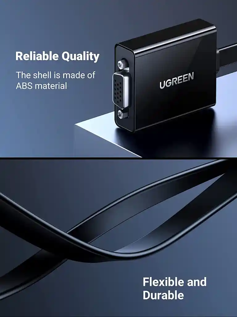Adaptador Hdmi A Vga Activo Con Audio Ugreen