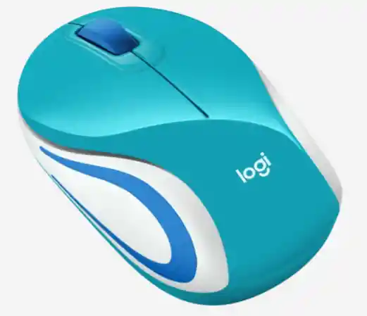 Logitech Mouse Inalámbrico M187 Verde Azulado